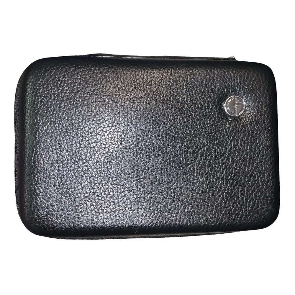 Giorgio Armani EVA Air Business Class Amenity Kit Hard Case Black Empty